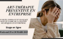 -- Art-thérapie préventive en entreprise -- Stage VISIO - week-end 29 et 30 mars 2025