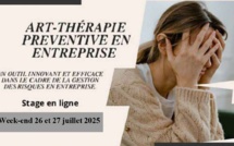 -- Art-thérapie préventive en entreprise -- Stage VISIO - week-end 26 et 27 juillet 2025